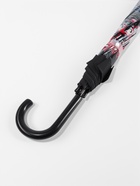 Зонт - трость полуавтоматический «Город», 8 спиц, R=39/58 см, d=78 см, прозрачный, чёрный - Фото 3