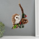 Фигурка подвеска «Совёнок с шишкой», 8.5×13×19 см - Фото 3