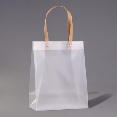 Пакет подарочный PP, прозрачный, матовый, 18×13×25 см