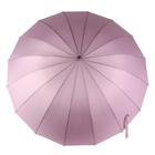 Зонт - трость полуавтоматический «Пастель», 16 спиц, R = 52/60 см, D = 120 см, цвет розовый - фото 11515273