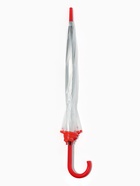 Зонт - трость полуавтоматический «Стиль», 8 спиц, R=44/58 см, d=88 см, прозрачный, красный - Фото 3