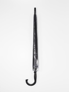 Зонт - трость полуавтоматический «Однотонный», двухслойный, 16 спиц, R=52/60 см, d=104 см, чёрный, синий - Фото 6