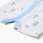 Песочник детский, цвет белый, рост 68 (3-6 мес) - фото 24445950