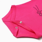 Боди детское, цвет малиновый, рост 74 (6-9 мес) - фото 24570050