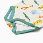 Боди детское, цвет молочный, рост 68 (3-6 мес) - фото 24446009