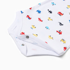 Боди детское, цвет белый, рост 56 см (0-1 мес) - фото 24570099