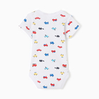 Боди детское, рост 74 см, белое - фото 24570115