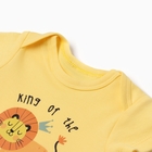 Боди детское, цвет желтый, рост 68 (3-6 мес) - фото 24446021