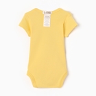 Боди детское, цвет желтый, рост 68 (3-6 мес) - фото 24446024