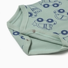 Боди детское, цвет мятный, рост 62 (1-3 мес) 10526211