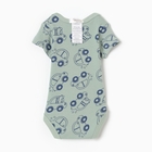 Боди детское, цвет мятный, рост 62 (1-3 мес) 10526211