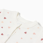 Комбинезон детский, цвет молочный, рост 68 (3-6 мес) - фото 24570145