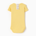 Боди детское, цвет желтый, рост 68 (3-6 мес) - фото 24570175