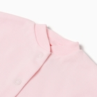 Комбинезон для девочки, цвет розовый, рост 68 (3-6 мес) - фото 24570196