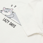 Пижама для девочки (футболка/шорты), цвет молочный, рост 116 см - Фото 3