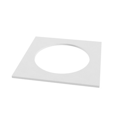 Рамка декоративная Maytoni Kappell DLA040-02W, 100х100х3 мм, белый