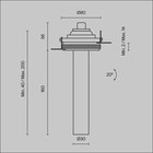 Светильник встраиваемый Technical C140TRS-L200-7W3K-B, LED, 7 Вт, 30х30х216 мм, 460 Лм, 3000К, чёрный - Фото 9