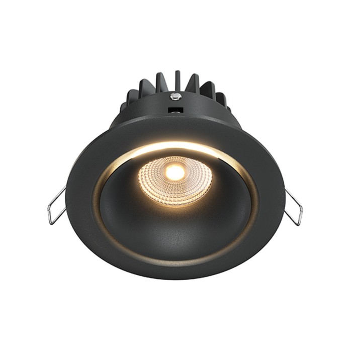 Светильник встраиваемый Technical DL031-L12W3K-D-B, LED, 12 Вт, 98х98х75 мм, 760 Лм, 3000К, чёрный - Фото 1
