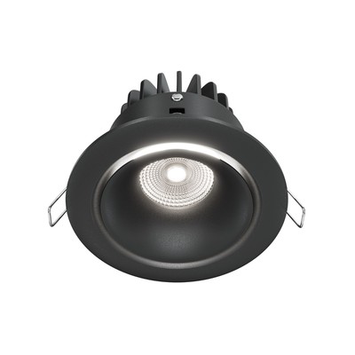 Светильник встраиваемый Technical DL031-L12W4K-D-B, LED, 12 Вт, 98х98х75 мм, 820 Лм, 4000К, чёрный