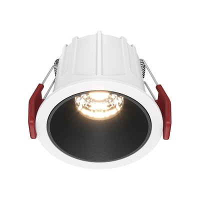 Светильник встраиваемый Technical DL043-01-10W3K-D-RD-WB, LED, 10 Вт, 65х65х52 мм, 450 Лм, 3000К, бело-чёрный