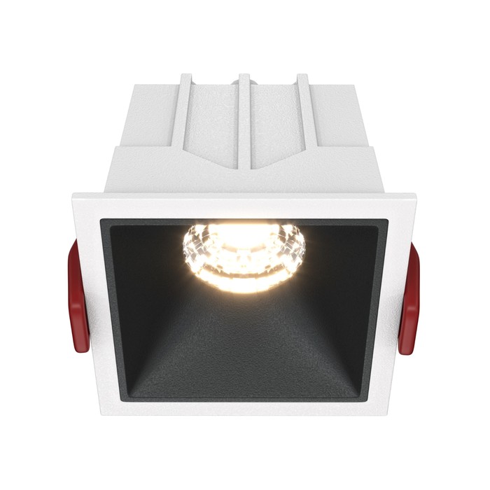 Светильник встраиваемый Technical DL043-01-10W3K-D-SQ-WB, LED, 10 Вт, 65х65х52 мм, 450 Лм, 3000К, бело-чёрный