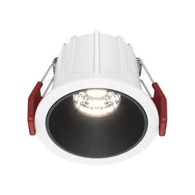 Светильник встраиваемый Technical DL043-01-10W4K-D-RD-WB, LED, 10 Вт, 65х65х52 мм, 500 Лм, 4000К, бело-чёрный