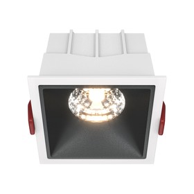 Светильник встраиваемый Technical DL043-01-15W3K-D-SQ-WB, LED, 15 Вт, 85х85х63 мм, 1050 Лм, 3000К, бело-чёрный
