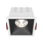 Светильник встраиваемый Technical DL043-01-15W4K-D-SQ-WB, LED, 15 Вт, 85х85х63 мм, 1150 Лм, 4000К, бело-чёрный - фото 306143613
