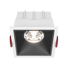 Светильник встраиваемый Technical DL043-01-15W4K-D-SQ-WB, LED, 15 Вт, 85х85х63 мм, 1150 Лм, 4000К, бело-чёрный