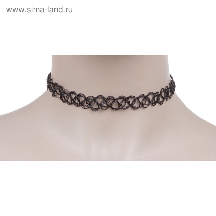 Чокер, цвет чёрный - Фото 1
