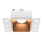 Светильник встраиваемый Technical DL051-01-GU10-SQ-WMG, GU10, 1х20 Вт, 130х75х55 мм, матовое золото - фото 306143839
