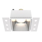 Светильник встраиваемый Technical DL051-01-GU10-SQ-WS, GU10, 1х20 Вт, 130х75х55 мм, матовое серебро - фото 306143846