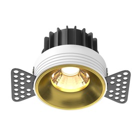 Светильник встраиваемый Technical DL058-12W3K-TRS-BS, LED, 12 Вт, 74х74х60 мм, 920 Лм, 3000К, латунь
