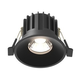 Светильник встраиваемый Technical DL058-12W-DTW-B, LED, 12 Вт, 80х80х60 мм, 760 Лм, чёрный