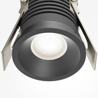 Светильник встраиваемый Technical DL059-7W4K-B, LED, 7 Вт, 39х39х51 мм, 610 Лм, 4000К, чёрный - Фото 2