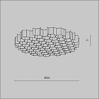 Светофильтр HoneyComb, 24х24х3 мм, чёрный - Фото 4