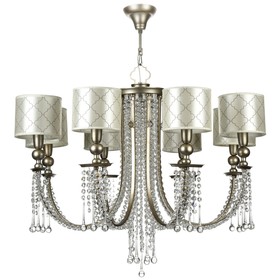 Люстра Maytoni H018-PL-08-NG, E14, 8х40 Вт, 820х820х1040 мм, серебро