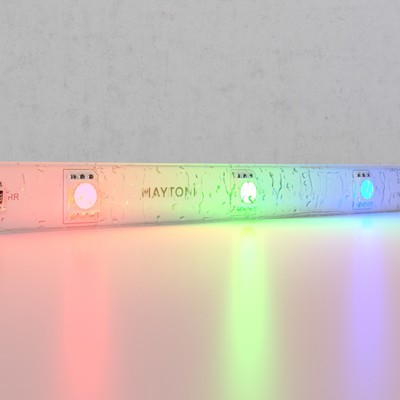 Светодиодная лента Maytoni Led Strip 10167, 24В, 5 м, IP65, 5050, 7,2 Вт/м, 10х2,3, RGB