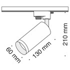 Трековый светильник Technical TR004-1-GU10-GF, GU10, 1х10 Вт, 130х210 мм, графит - Фото 9