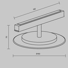 Трековый светильник Technical TR107-2-5W3K-B, LED, 5 Вт, 193х150х70 мм, 164 Лм, 3000К, 2835, чёрный - Фото 6