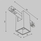 Трековый светильник Technical TR121-2-7W3K-W, LED, 7 Вт, 193х53х104 мм, 360 Лм, 3000К, белый - Фото 8