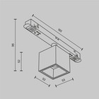 Трековый светильник Technical TR133-2-7W3K-B, LED, 7 Вт, 193х53х96 мм, 380 Лм, 3000К, чёрный - Фото 8