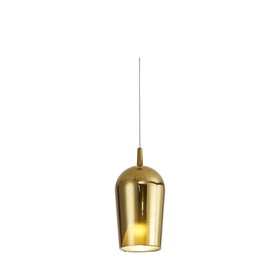 Светильник подвесной без основания Mantra Elsa, E27, 1х20Вт, 350 мм, цвет золотой