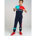 Комплект для мальчика PlayToday: футболка и брюки, рост 146 см - фото 110513977