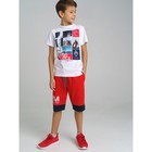 Комплект для мальчика PlayToday: футболка и шорты, рост 152 см - Фото 4