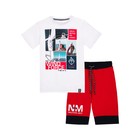 Комплект для мальчика PlayToday: футболка и шорты, рост 152 см - Фото 5