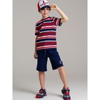 Комплект для мальчика PlayToday: футболка и шорты, рост 134 см - Фото 2
