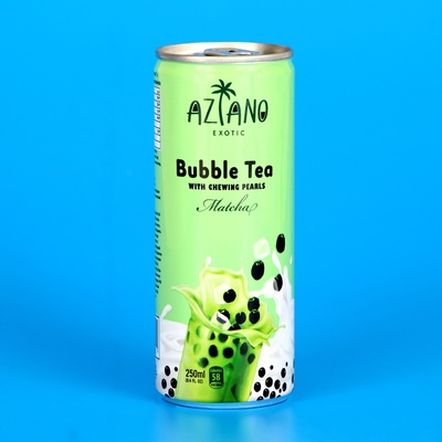 Чай молочный "Aziano tea", матча с жев. шариками из конжака, 250 мл