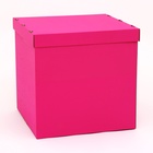 Коробка для воздушных шаров, Розовая 60 х 60 х 60 см - фото 3459084