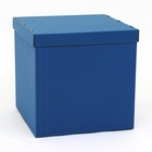 Коробка для воздушных шаров, Синяя 60 х 60 х 60 см - фото 3459089